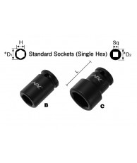 1/2" MT Standard Socket (Tube Magnet Type)
